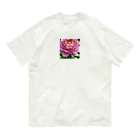 yukki1975のピクセルアートの5月_芍薬 Organic Cotton T-Shirt