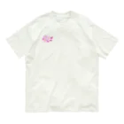 綾錦工房 りこりすの三味線 -雪月花- 【桜】 Organic Cotton T-Shirt