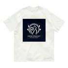 Qten369の幸運を招く猫β Organic Cotton T-Shirt