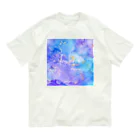 Mafuyuの手描きアートのルミナス手描き水彩画アート Organic Cotton T-Shirt