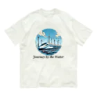 チェリモヤの新幹線 水辺の旅 02 Organic Cotton T-Shirt