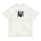 Kobayashi Kayoのランウェイを歩くモデル猫 Organic Cotton T-Shirt