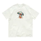 bona fideの開運招き猫　みこ Organic Cotton T-Shirt