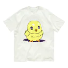 G-EICHISの可愛いひよこの挨拶 Organic Cotton T-Shirt