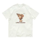 leisurely_lifeのcoffee monster Bourbon Organic Cotton T-Shirt