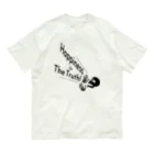 『NG （Niche・Gate）』ニッチゲート-- IN SUZURIのHappiness Is The Truth!（黒） Organic Cotton T-Shirt