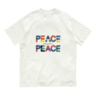 Bokkena DesignのWhat we want is...PEACE. オーガニックコットンTシャツ