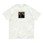 sunday_sataurday_freedayの喜んでいるゴリラ オーガニックコットンTシャツ