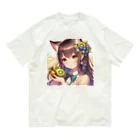 yos-1292583のねこニコばん Organic Cotton T-Shirt