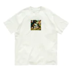 OTIRUBUTUBUTUの恐竜せんそう Organic Cotton T-Shirt