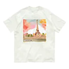 tyu-ripuのparis spring Organic Cotton T-Shirt
