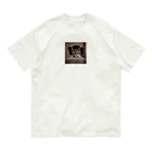 jaguar3の隙間からこんにちは猫 Organic Cotton T-Shirt