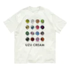 渦を10年描いてる人のUZU CREAM Organic Cotton T-Shirt