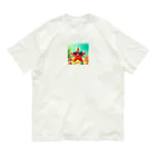 KIglassesのサングラスをかけたハッピーなヒトデ - 海の陽気な仲間！ Organic Cotton T-Shirt