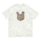 rie ARTのグリズリー君 オーガニックコットンTシャツ