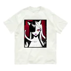 momonekokoの白蛇と獣耳の女性 Organic Cotton T-Shirt