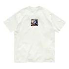 hanayaのアサガオ③ オーガニックコットンTシャツ