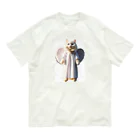 かわいい猫たちのかわいい天使の子猫と悪魔の子猫 Organic Cotton T-Shirt