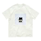 黒柴むさし君のSimpleむさし君 オーガニックコットンTシャツ