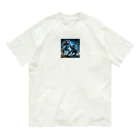 OTIRUBUTUBUTUのライオンロボットvsラプトル Organic Cotton T-Shirt