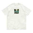 camembertcheeseのサーモングッズ オーガニックコットンTシャツ