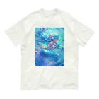 AQUAMETAVERSEの大切な人を想う人魚姫　7883 Organic Cotton T-Shirt