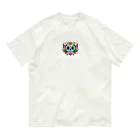 Conchの可愛いスカル オーガニックコットンTシャツ