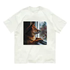 AQUAMETAVERSEの可愛い柴犬　1434 Organic Cotton T-Shirt