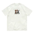 heart melts boxのリクルートアニマルズ オーガニックコットンTシャツ