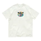 Rii-1210-Maaのハワイアン♡ワンコ オーガニックコットンTシャツ