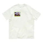 百太郎Cafeの涙もっくん Organic Cotton T-Shirt