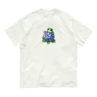 終わらない夢🌈のあじさいの花と🐸カエル君 Organic Cotton T-Shirt