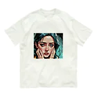 ETOWA_TOWAの心が震えた 感情 Organic Cotton T-Shirt