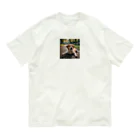 kokin0の足を広げて座る犬 Organic Cotton T-Shirt