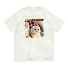 akinyan3128のそれは何？(スコティッシュフォールド) オーガニックコットンTシャツ