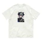 momonekokoの微笑む悪魔 オーガニックコットンTシャツ