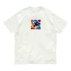 NANEKOの幸運への祈り Organic Cotton T-Shirt