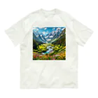 130Saitohの山間の風景 Organic Cotton T-Shirt