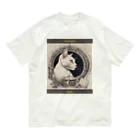 ourir_aの廃墟ねこ Organic Cotton T-Shirt