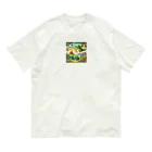 noiSutoaのかわいいにじ色の恐竜 Organic Cotton T-Shirt