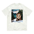 Ppit8のI live in Snow Mountain. オーガニックコットンTシャツ