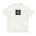 Ono_Mariaの百獣の王ライオン オーガニックコットンTシャツ