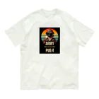 SaBATaNのアーミーパグ4 Organic Cotton T-Shirt