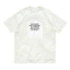 Good_U_LittleのWhy be racist, sexist, homophobic, or transphobic when you could just be quiet? Organic Cotton T-Shirt