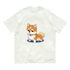 ニャタたち＆わん吉たちのわんちゃ Organic Cotton T-Shirt