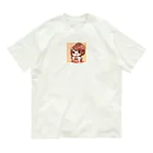 みんな集まれ〜の可愛い笑顔 Organic Cotton T-Shirt