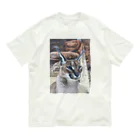 moegifloppaのおすましカラカル・カーラちゃん Organic Cotton T-Shirt