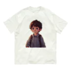 G-EICHISのヤンチャな少年 オーガニックコットンTシャツ