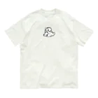 dinosaurtriviaのゆるトリケラ オーガニックコットンTシャツ