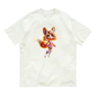 ゆうちゃんNFTいいねの耳長フェネックちゃん女の子バージョン Organic Cotton T-Shirt